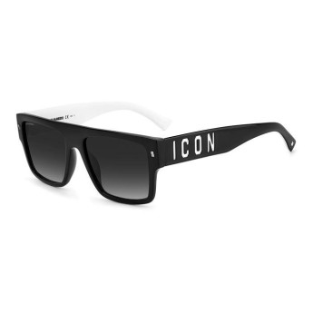 Foto Occhiali da sole DSquared2 Icon 0003/s 56 80S/9O BLACK WHITE