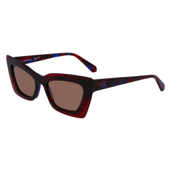 Foto Occhiali da sole Calvin Klein Jeans CKJ23656S CKJ23656S 52 602 havana red blue