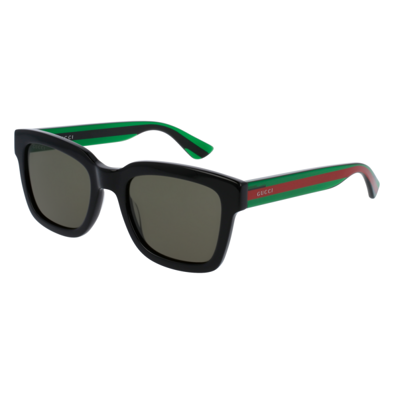 Foto Occhiali da sole Gucci GG0001SN 52 002 black green green