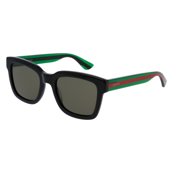 Foto Occhiali da sole Gucci GG0001SN 52 002 black green green