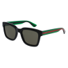 Foto Occhiali da sole Gucci GG0001SN 52 002 black green green