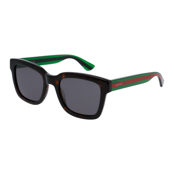 Foto Occhiali da sole Gucci GG0001SN 52 003 havana green grey