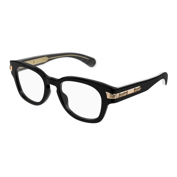 Foto Occhiali da vista Gucci GG1518O 51 001 black black transpare