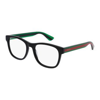 Foto Occhiali da vista Gucci GG0004ON 53 002 black green transpare