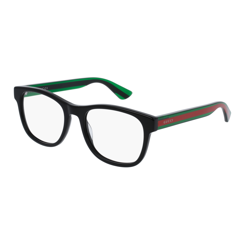 Foto Occhiali da vista Gucci GG0004ON 53 002 black green transpare