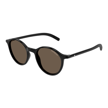 Foto Occhiali da sole Montblanc MB0324S 50 001 black black brown