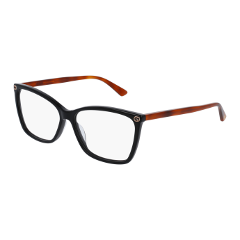 Foto Occhiali da vista Gucci GG0025O 56 003 black havana transpar