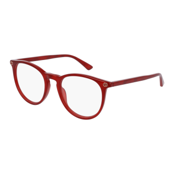 Foto Occhiali da vista Gucci GG0027O 50 004 red red transparent