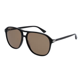 Foto Occhiali da sole Gucci GG0016S 58 001 black black brown