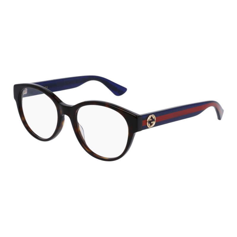 Foto Occhiali da vista Gucci GG0039O 52 003 havana blue transpare