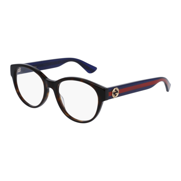 Foto Occhiali da vista Gucci GG0039O 52 003 havana blue transpare