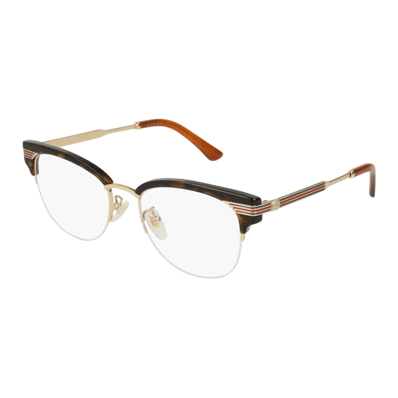 Foto Occhiali da vista Gucci GG0201O 50 002 havana gold transpare