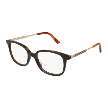 Foto Occhiali da vista Gucci GG0202O 50 002 havana gold transpare