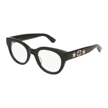 Foto Occhiali da vista Gucci GG0209O 48 001-black-black-transpare