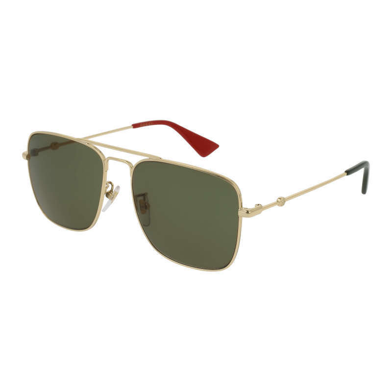 Foto Occhiali da sole Gucci GG0108S 55 003-gold-gold-green