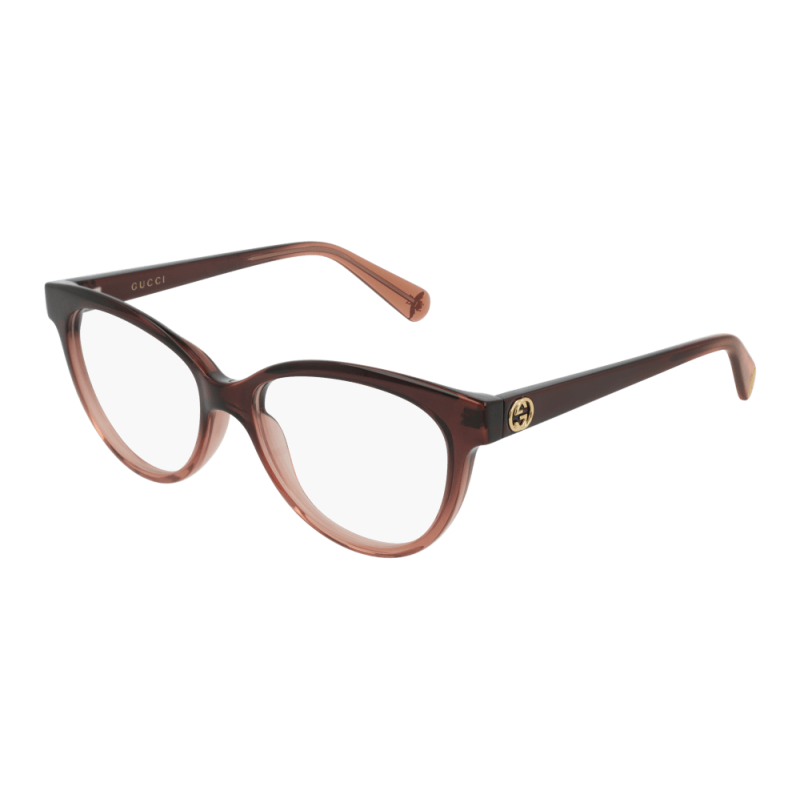 Foto Occhiali da vista Gucci GG0373O 52 003 brown brown transpare