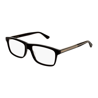 Foto Occhiali da vista Gucci GG0384O 55 001 black black transpare