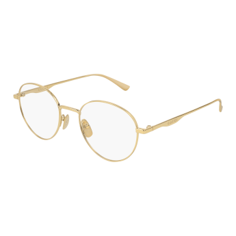 Foto Occhiali da vista Gucci GG0337O 51 001 gold gold transparent