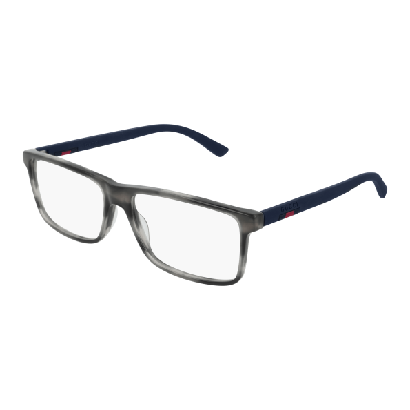 Foto Occhiali da vista Gucci GG0424O 58 007 havana blue transpare