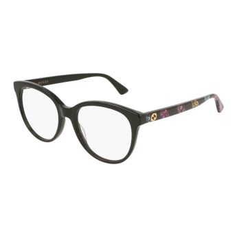 Foto Occhiali da vista Gucci GG0329O 53 004 black multicolor tran