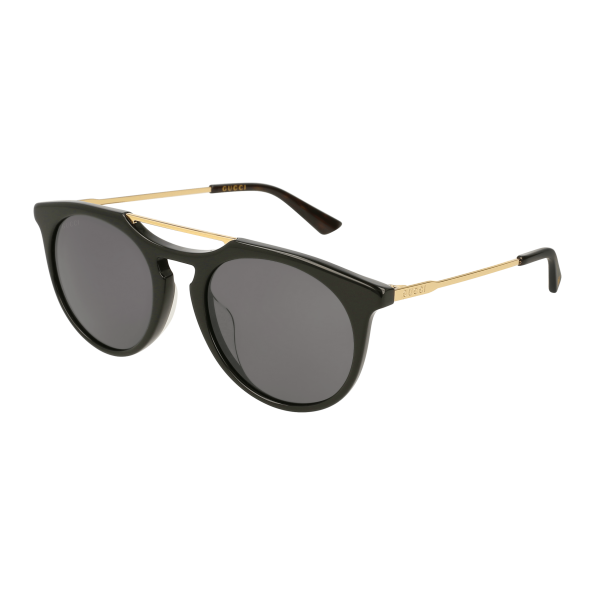 Foto Occhiali da sole Gucci GG0320S 53 001 black gold grey