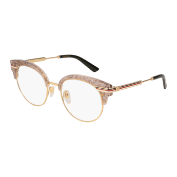 Foto Occhiali da vista Gucci GG0285O 50 003 nude gold transparent