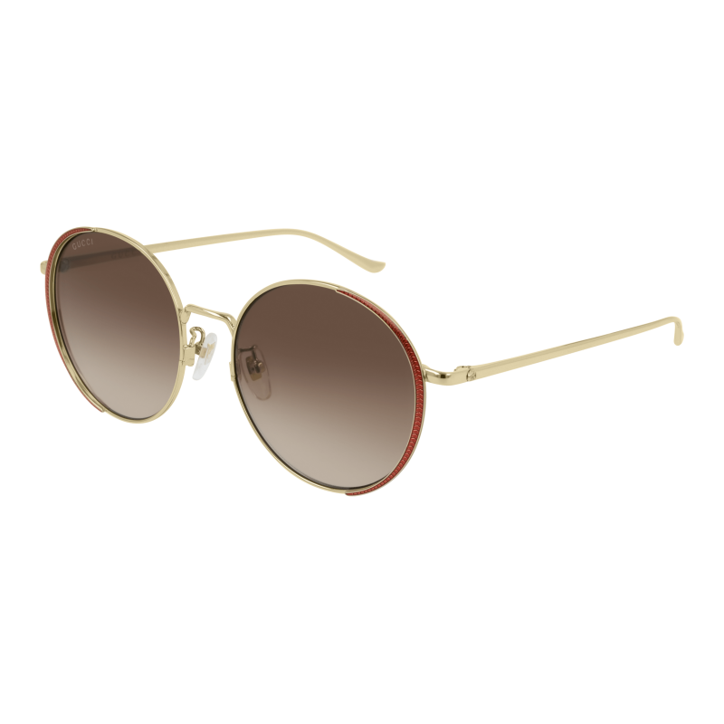 Foto Occhiali da sole Gucci GG0401SK 56 002 gold gold brown