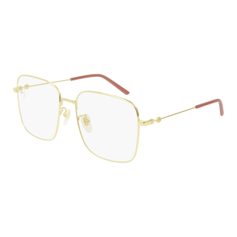 Foto Occhiali da vista Gucci GG0445O 56 001 gold gold transparent