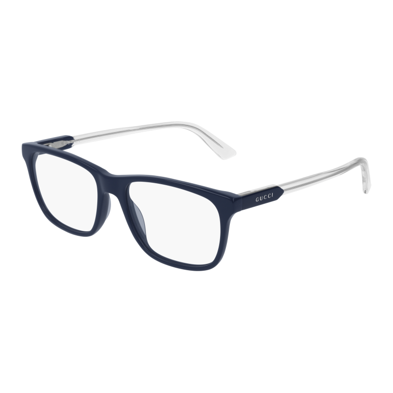 Foto Occhiali da vista Gucci GG0490O 53 004 blue blue transparent