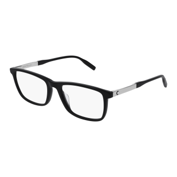 Foto Occhiali da vista Montblanc MB0021O 55 001 black silver transpar