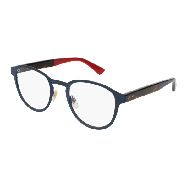 Foto Occhiali da vista Gucci GG0161O 53 006-blue-havana-transpare