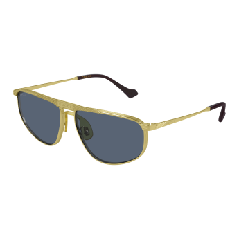 Foto Occhiali da vista Gucci GG0841S 60 003 gold gold blue