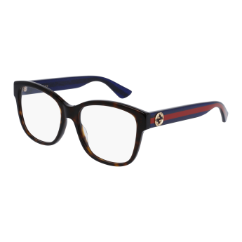 Foto Occhiali da vista Gucci GG0038ON 54 003 havana blue transpare