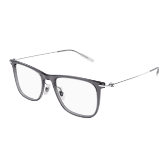 Foto Occhiali da vista Montblanc MB0206O 53 003 grey silver transpare