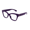 Foto Occhiali da vista Gucci GG1133O 52 002 violet violet transpa