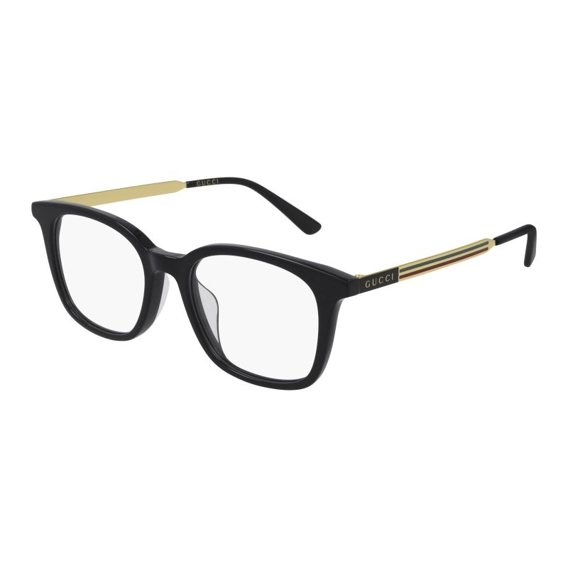 Foto Occhiali da vista Gucci GG0831OA 52 001 black gold transparen