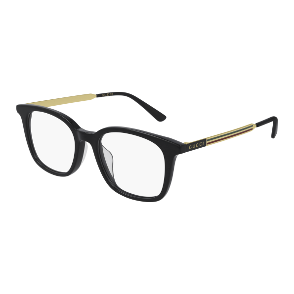 Foto Occhiali da vista Gucci GG0831OA 52 001 black gold transparen