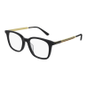 Foto Occhiali da vista Gucci GG0831OA 52 001 black gold transparen