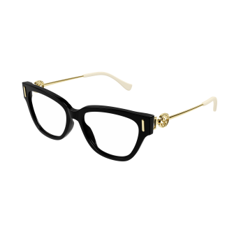 Foto Occhiali da vista Gucci GG1205O 52 001 black gold transparen