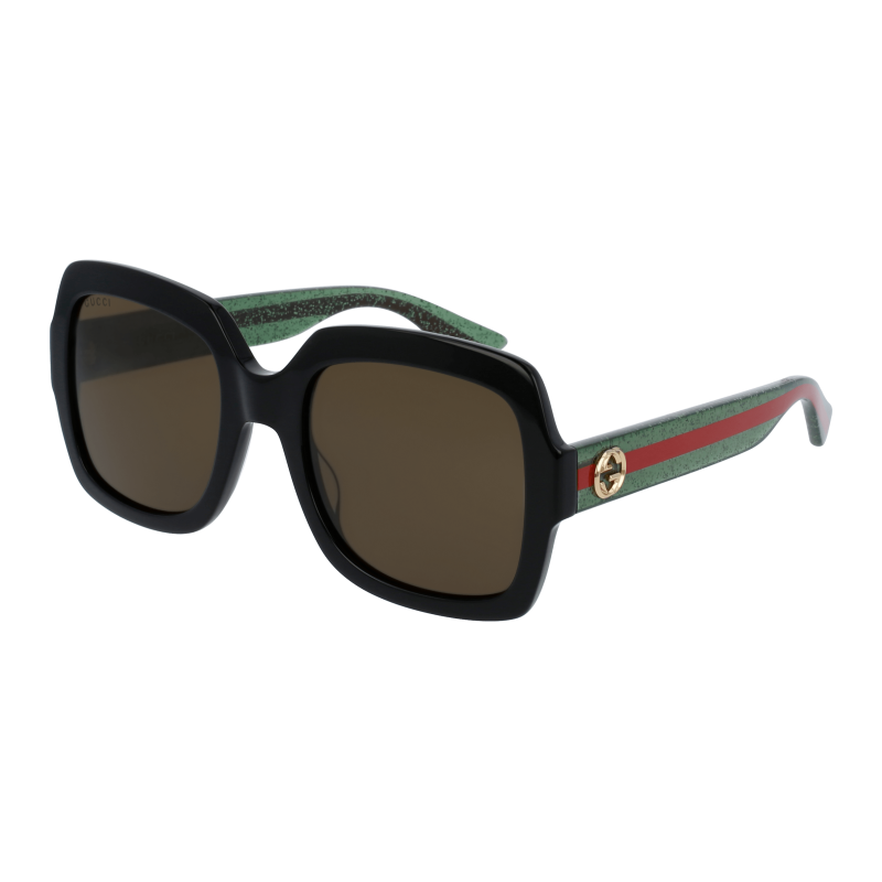 Foto Occhiali da sole Gucci GG0036SN 54 002 black green brown