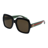 Foto Occhiali da sole Gucci GG0036SN 54 002 black green brown