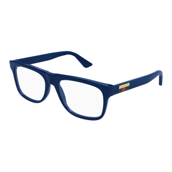 Foto Occhiali da vista Gucci GG1117O 56 004 blue blue transparent