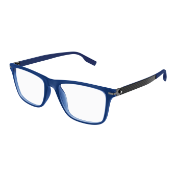 Foto Occhiali da vista Montblanc MB0251O 54 002 blue blue transparent