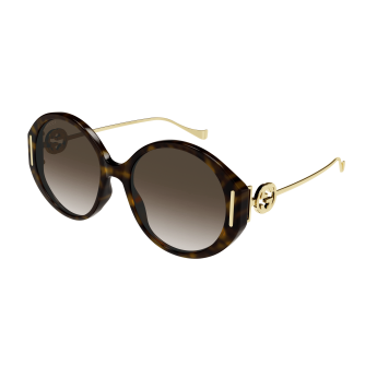 Foto Occhiali da sole Gucci GG1202S 57 003 havana gold brown