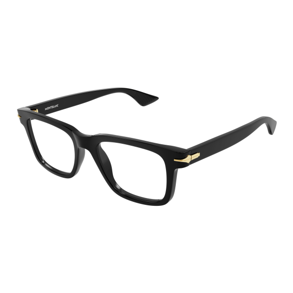 Foto Occhiali da vista Montblanc MB0266O 52 001 black black transpare