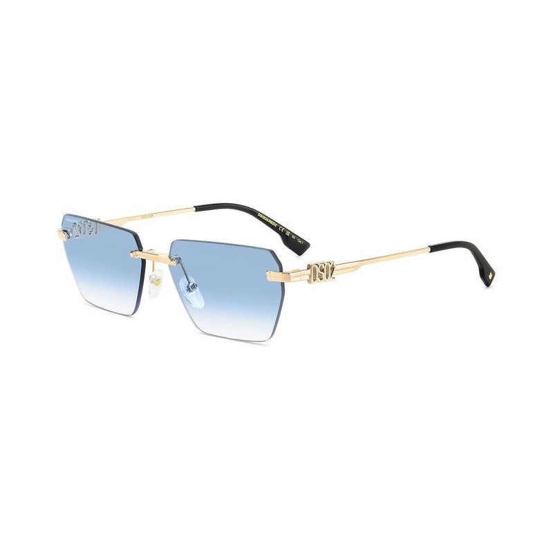 Foto Occhiali da sole DSquared2 D2 0102/s 58 LKS/ST GOLD BLUE