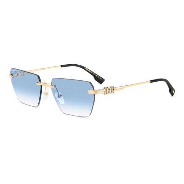 Foto Occhiali da sole DSquared2 D2 0102/s 58 LKS/ST GOLD BLUE