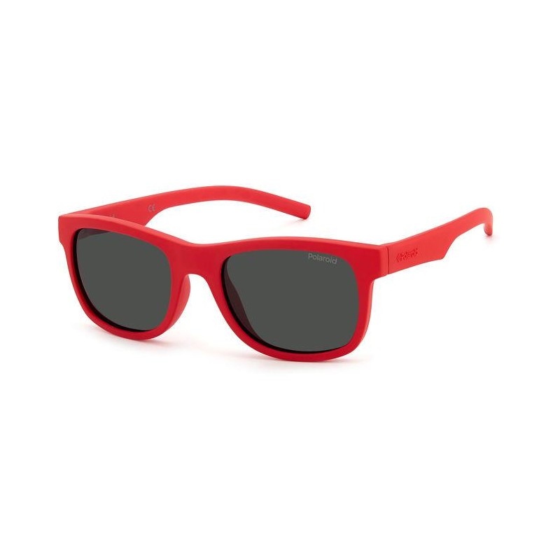 Foto Occhiali da sole Polaroid kids Pld 8020/s 46 0Z3/M9 MATTE RED