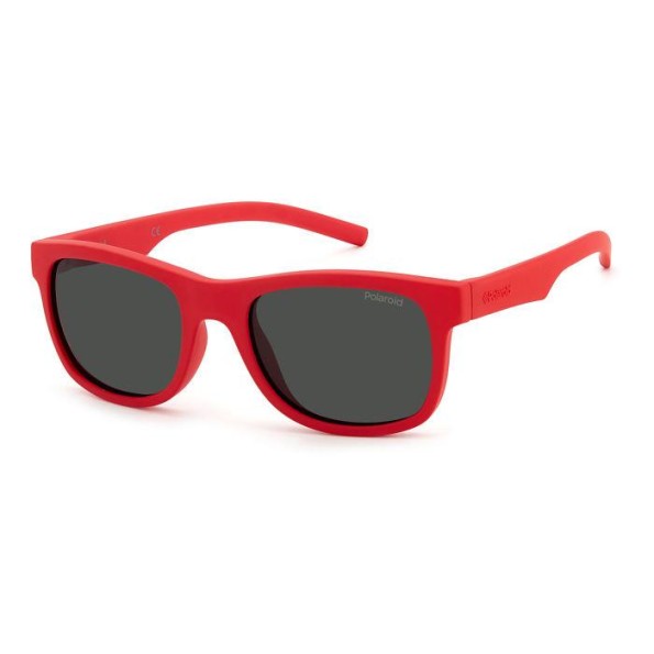 Foto Occhiali da sole Polaroid kids Pld 8020/s 46 0Z3/M9 MATTE RED